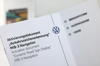 Aktivierungsdokument für Verkehrszeichenerkennung