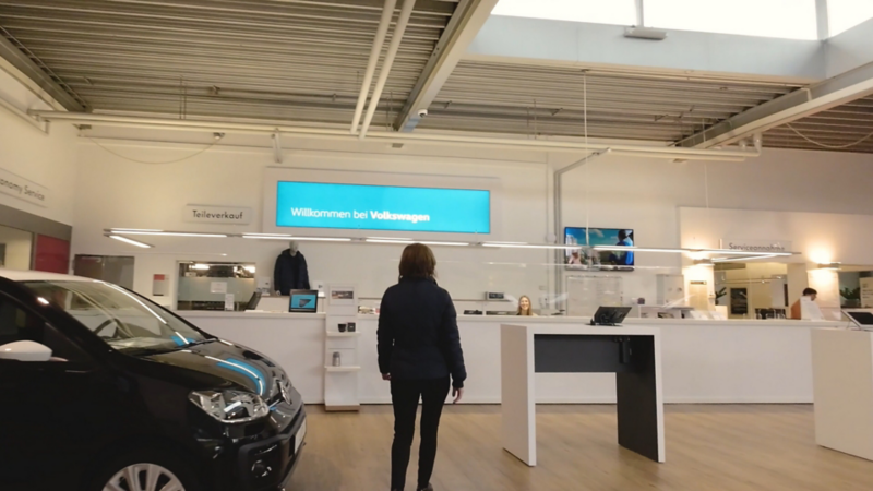 VW Autohaus Empfangshalle