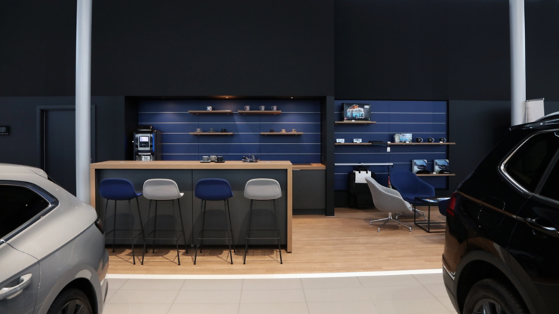 Kaffeebar im Volkswagen Zentrum Bamberg