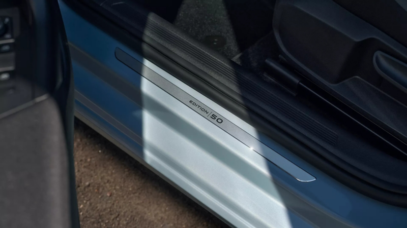Abbildung der Einstiegsleiste des VW Polo EDITION 50