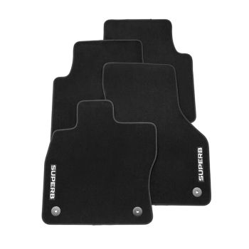 Textile foot mats Prestige – double nubuck