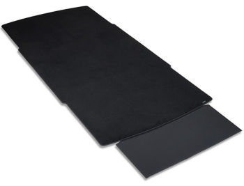 Reversible luggage compartment mat