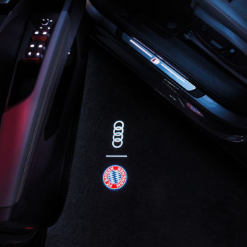 LED de acceso logotipo FC Bayern de Múnich y aros Audi