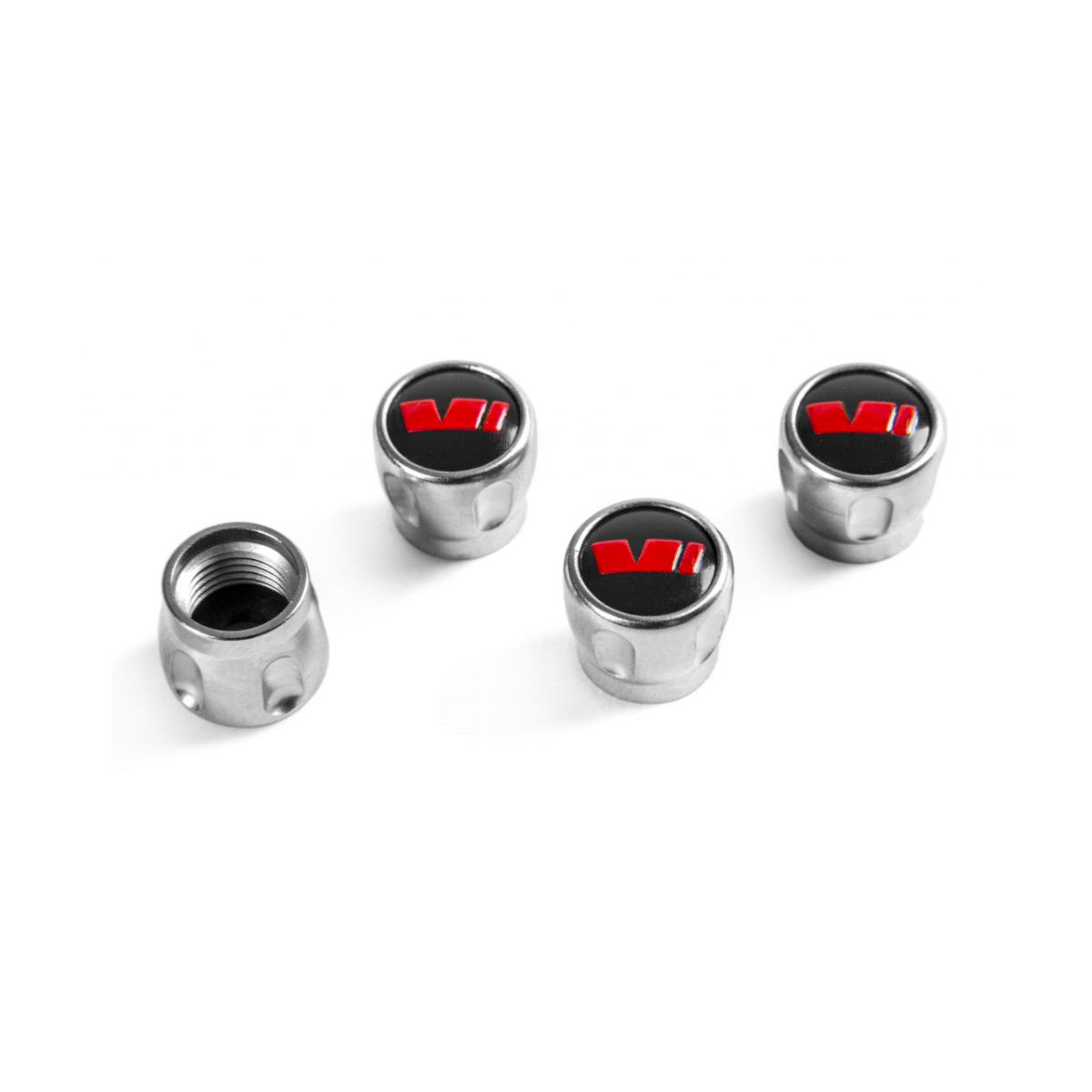 Decorative valve caps                                                      – red emblem RS