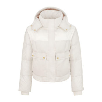 Audi pufferjacket, 4 in 1, women, creme