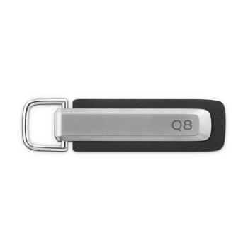 Audi Key ring Q8, silver/black