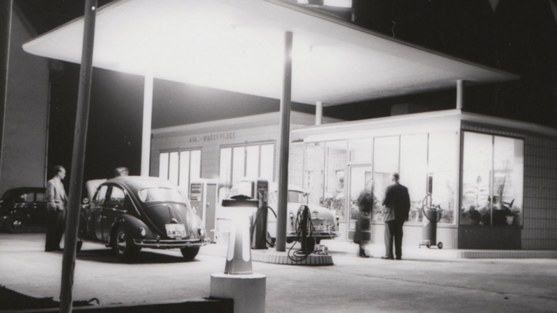 Tankstelle aus früheren Zeiten