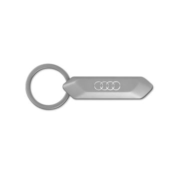 Audi Key ring stainless steel, silver