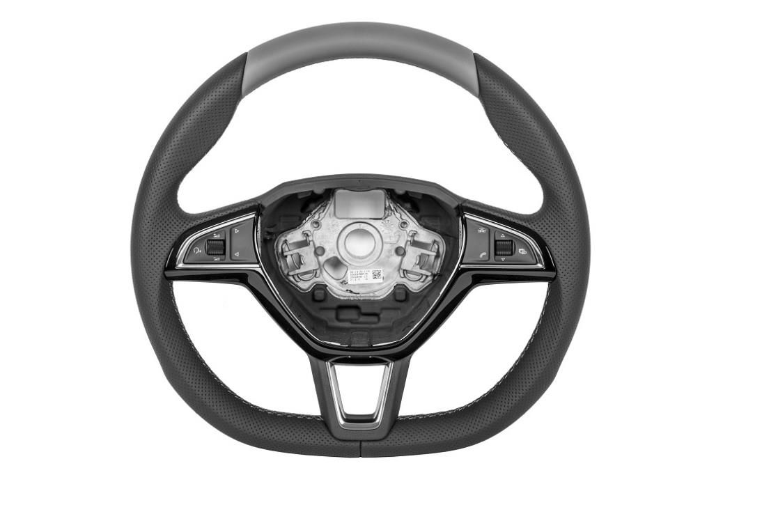 Three-spoke sports steering wheel – multifunctional