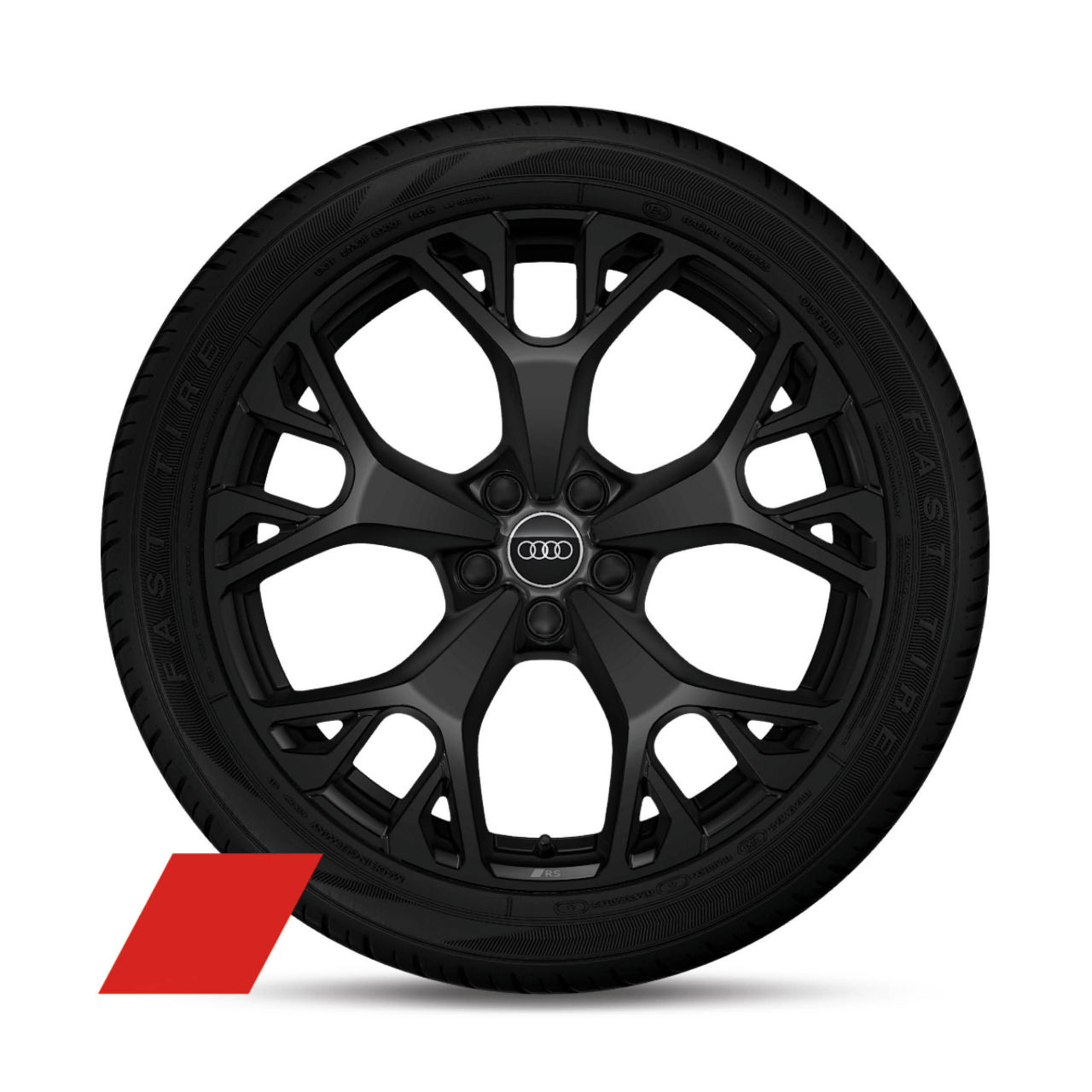 Audi Sport wheel, 5-arm peak with RS lettering