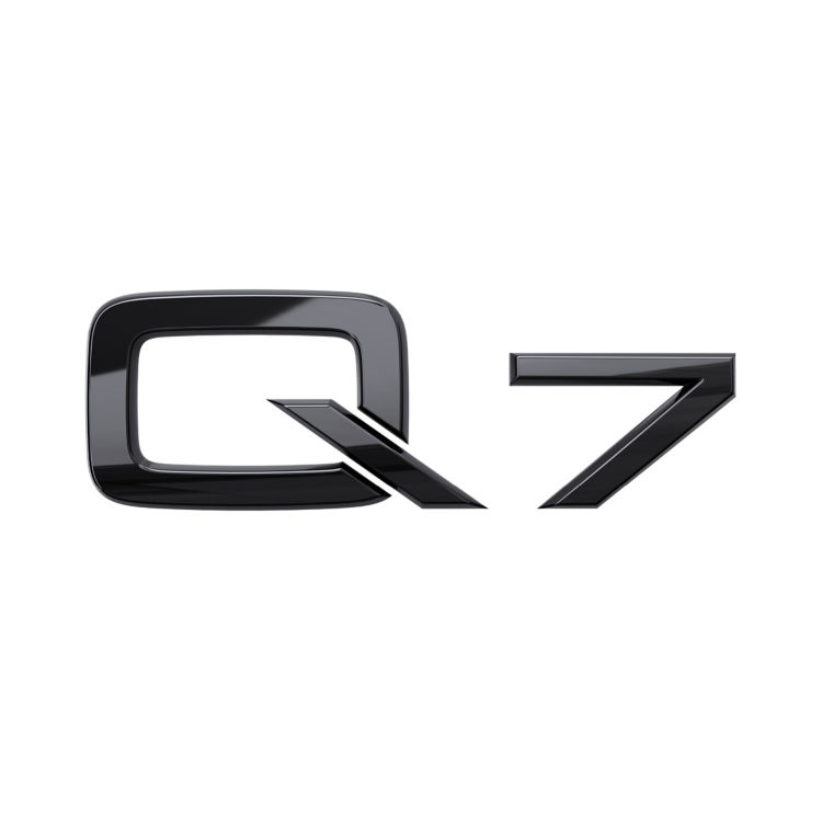 Désignation du modèle Q7 en noir