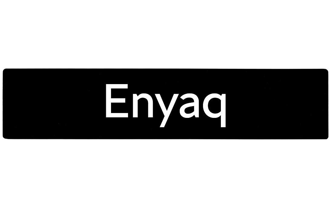 Car Plate Enyaq