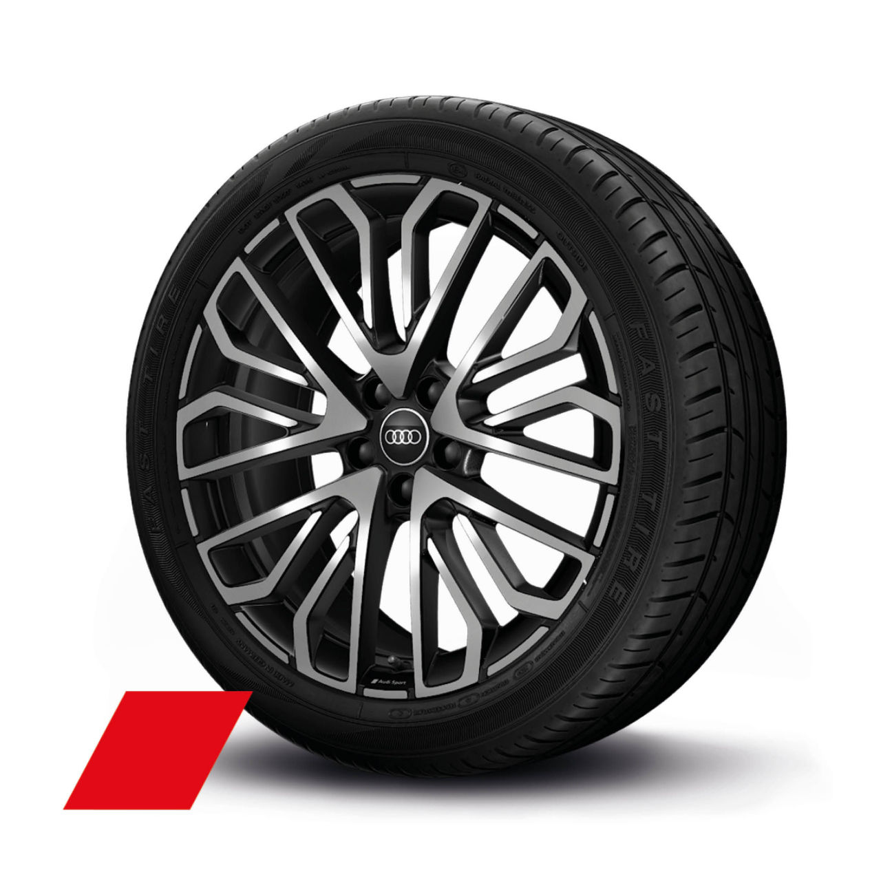 Rad Audi Sport, Vielspeichen-S mit RS-Schriftzug