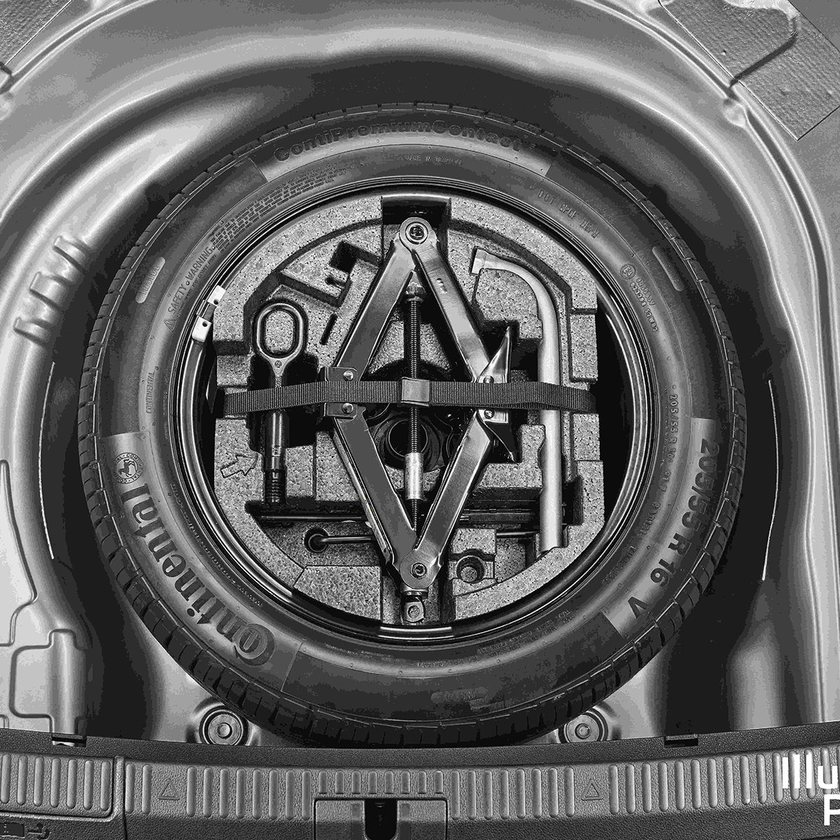 Set for spare wheel 18"
