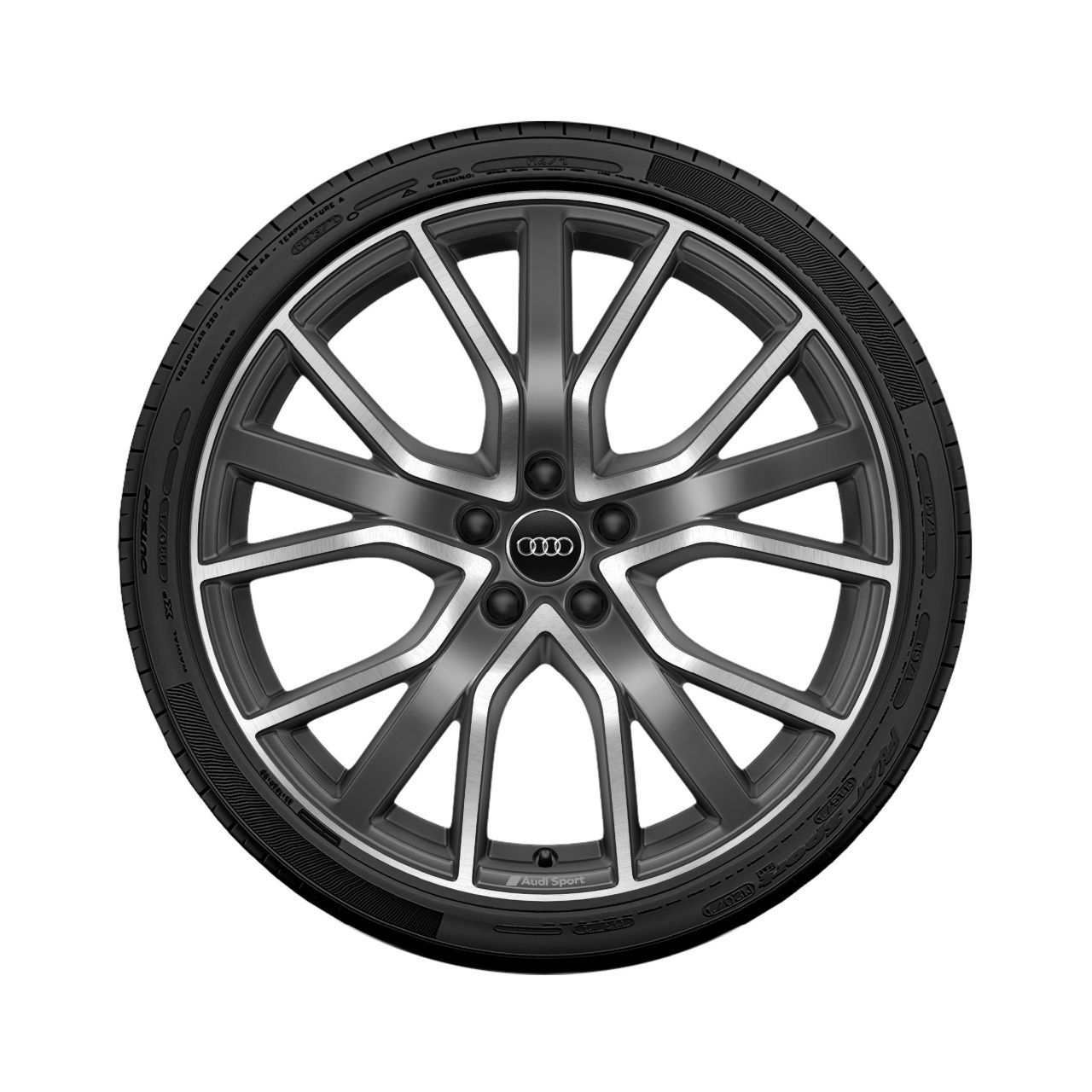 Audi Sport wheel, 5-V-spoke star