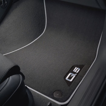 Premium textile floor mats