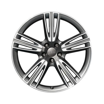 Rim, 5-tri-spoke, anthracite, high-gloss turned finish, 8.5Jx20