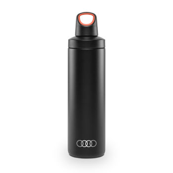 Audi Bottle, vacuum isolated, black