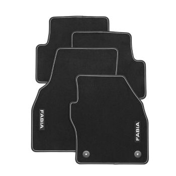 Textile foot mats Prestige – double nubuck