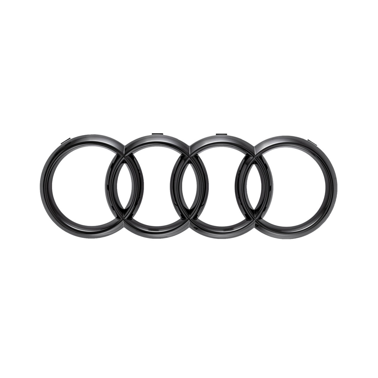 Audi rings in black