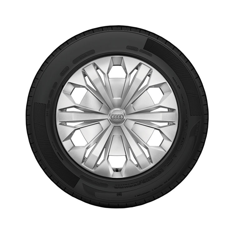 Steel wheel with full wheel cover