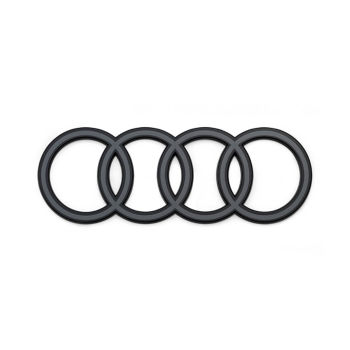 Audi rings, dark