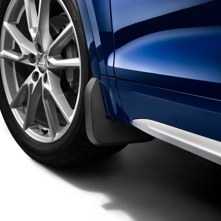 Mud flaps, for the front, for vehicles with S line exteriour package