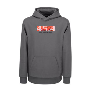 Audi quattro 45.4 hoodie, men, grey
