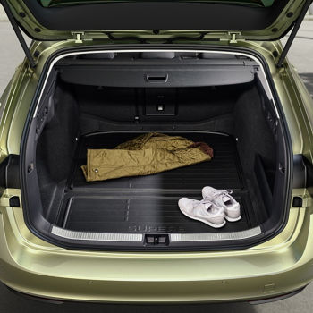Double-sided boot mat – foldable via hinge