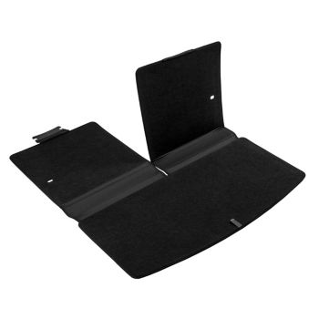 Double-sided boot mat                                                          - foldable