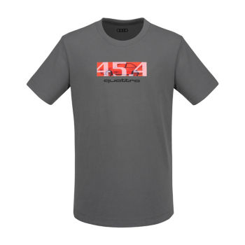 Audi quattro 45.4 T-shirt, men, grey