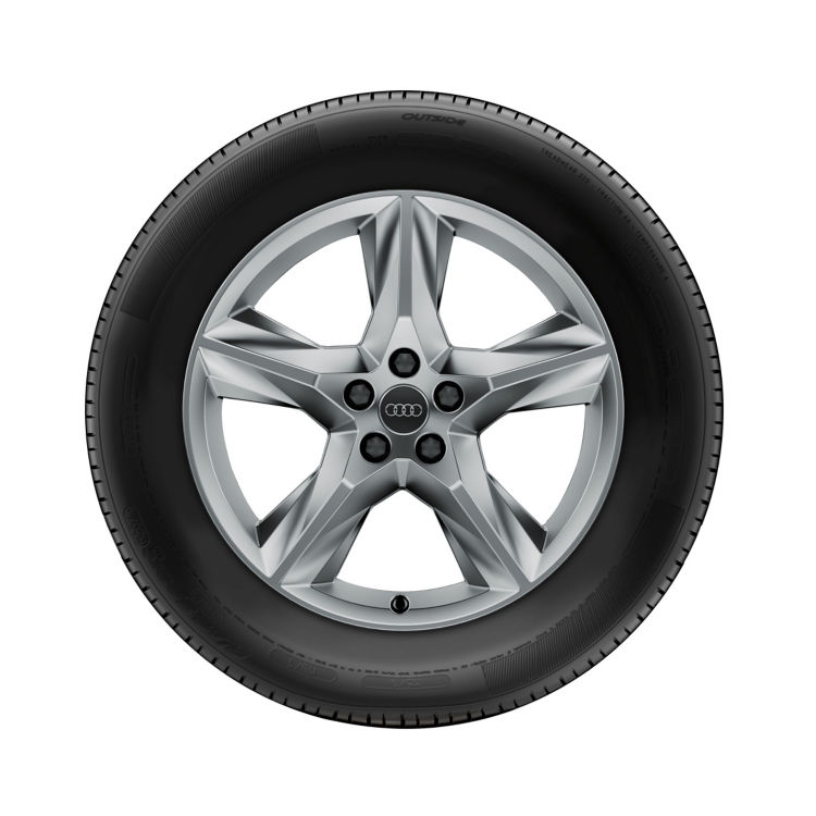 Roue complète hiver avec jante en aluminium coulé (19 pouces) , Pneumatique Pirelli Scorpion Winter AO, 255/55 R19 111H XL, gauche