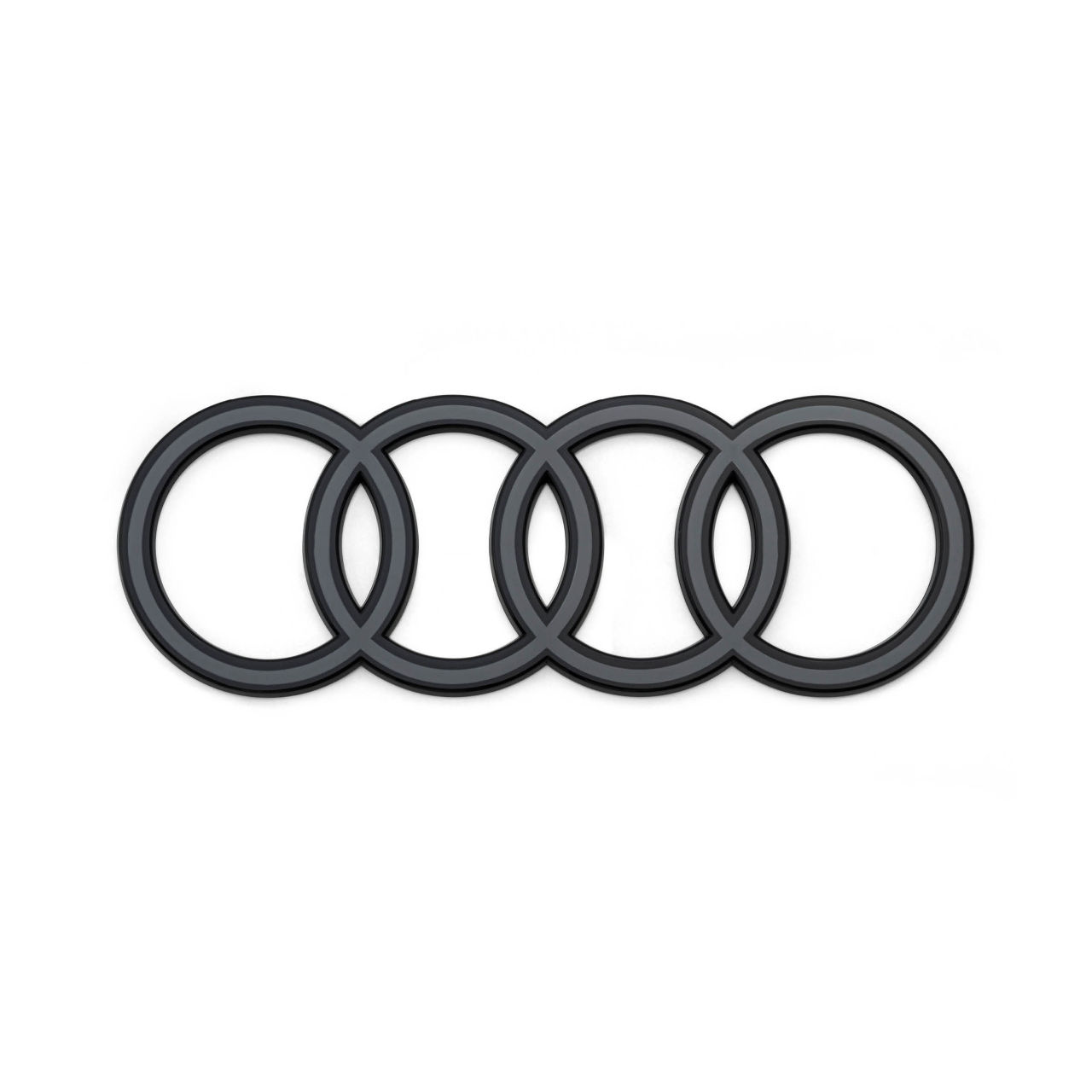 Audi rings, black