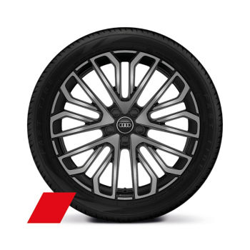 Audi Sport wheel, multi-spoke S with RS lettering