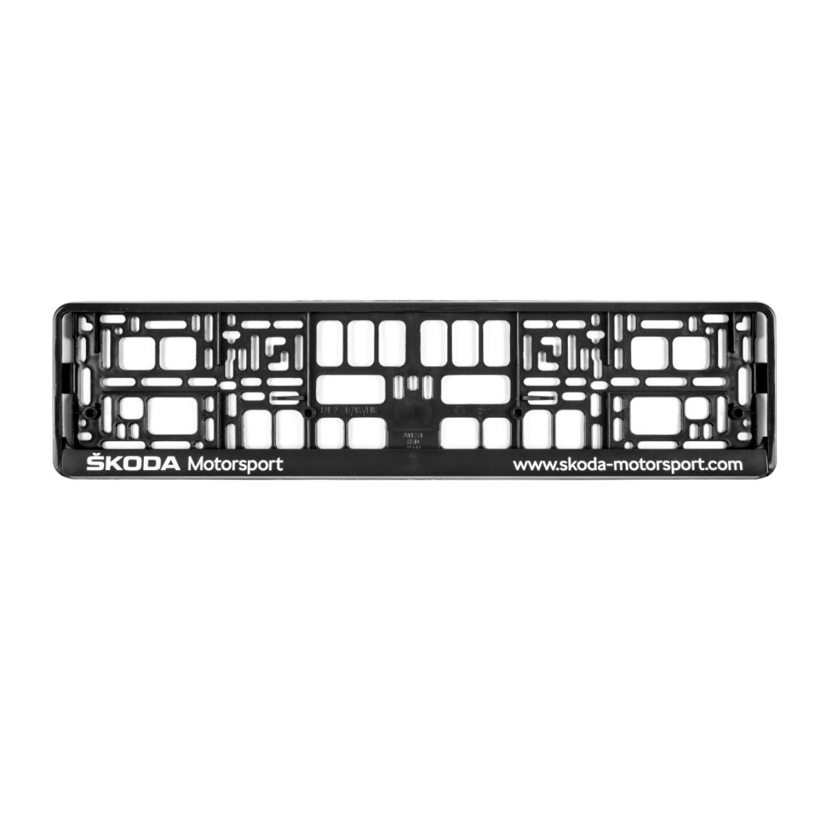 Registration plate holder – Škoda Motorsport