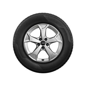 Roue complète hiver avec jante en aluminium coulé (17 pouces) , Pneumatique Continental Conti ContiWinterContact TS850P AO, 215/65 R17 99H