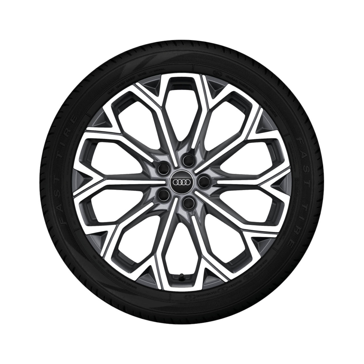 Wheel, 10-spoke twist
