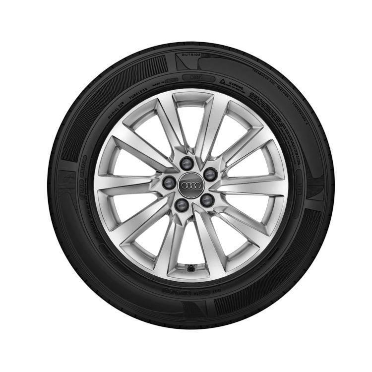 Roue complète hiver avec jante en aluminium coulé (16 pouces), Pneumatique Bridgestone Blizzak LM001 AO, 205/60 R16 92H, gauche