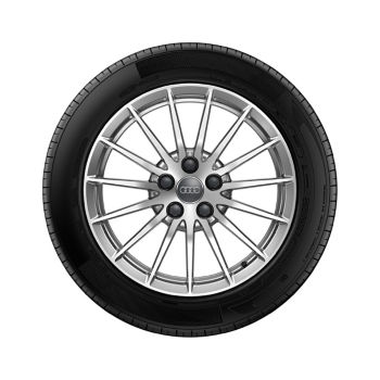 Roue complète hiver avec jante en aluminium coulé (17 pouces) , Pneumatique Continental Conti Winter Contact TS850P AO, 225/50 R17 98H XL