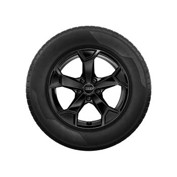 Roue complète hiver avec jante en aluminium coulé (17 pouces) , Pneumatique Continental ContiWinterContact TS850P AO, 215/65 R17 99H