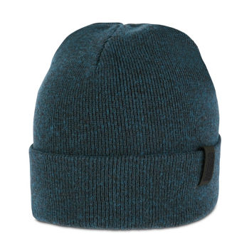 Audi knitted beanie, black-petrol