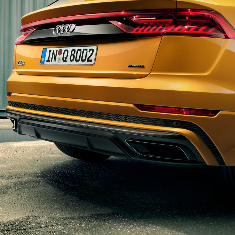 Dekoreinlage hinterer Stoßfänger - Audi Original Zubehör Deutschland