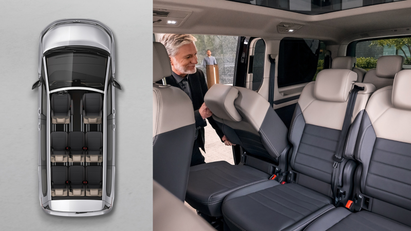  Multivan 八人座椅配置