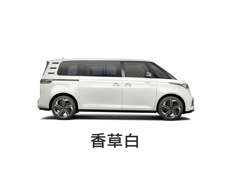車色示意 - 香草白 素色漆