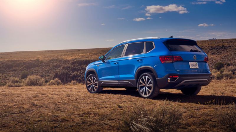 2021 VW Taos Parked off-road