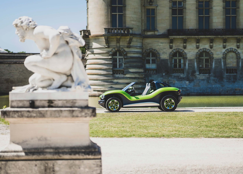Volkswagen ID Buggy parked outside 