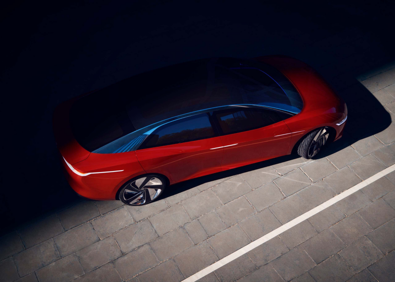 ID Vizzion concept car top view