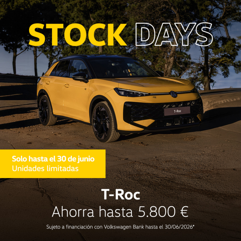Oferta especial abril Volkswagen Tiguan, Por 220 €/mes* | 36 meses | Entrada: 8.560,04€ | Última cuota en el mes 36 de 23.076,48€, sujeto a financiación con Volkswagen Bank hasta el 30/04/2026.