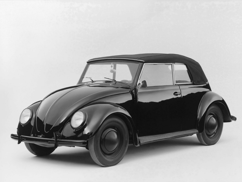 Vintage VW Beetle convertible 