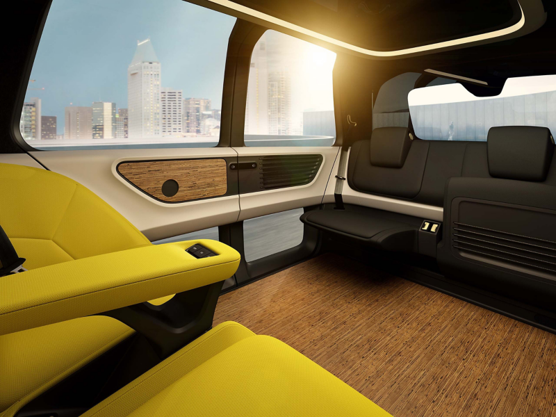 Interior design of concept car